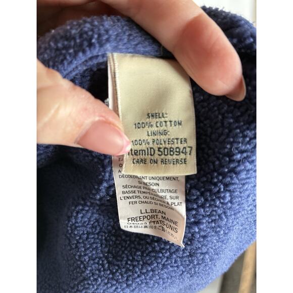 LL Bean Womens 2X Plaid Flannel Fleece Lined Shacket Shirt Snap Button Up Cozy - Picture 8 of 8